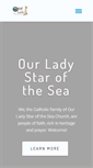 Mobile Screenshot of ourladystarofthesea.net